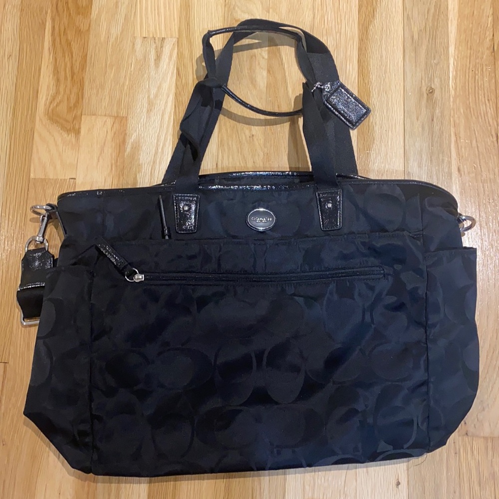 Black classic Coach bag!